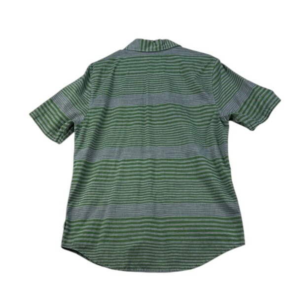 The North Face Men's Size M Green & Gray Button-Down Shirt - Picture 2 of 9